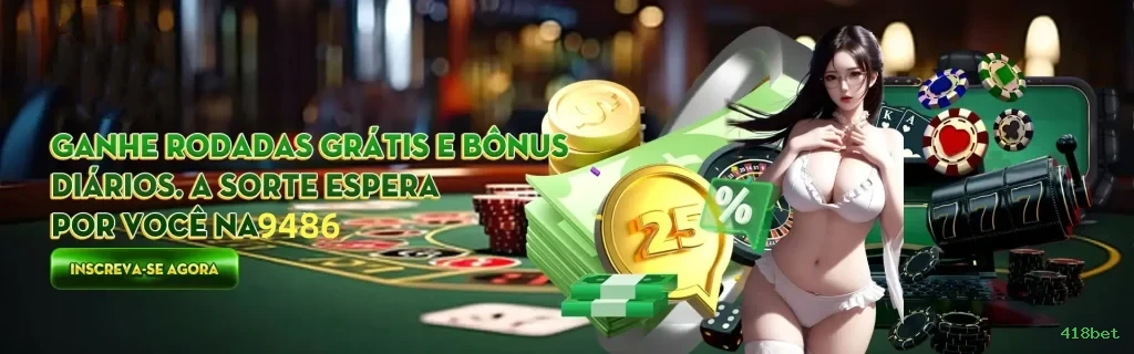 Bônus boas-vindas 418bet R$100